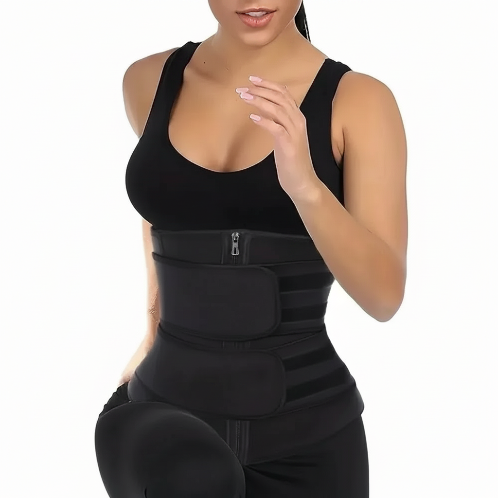 1pc Waist Trainer Slimming Body Shaper Fitness Belt Weight Loss Fat Burning Sport Girdle Sweat Trimmer Workout Cincher Shapewear