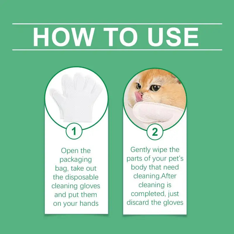 Waterless Coconut Oil Pet Gloves